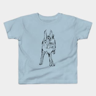 Hopping Rabbit Kids T-Shirt